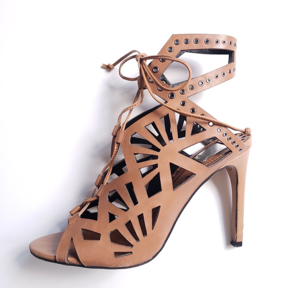 Nude Leather Sandal